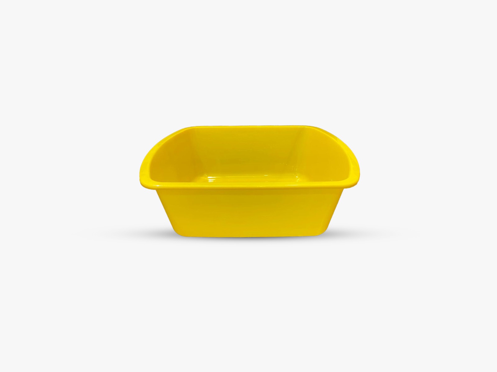 Yellow rectangular basin
